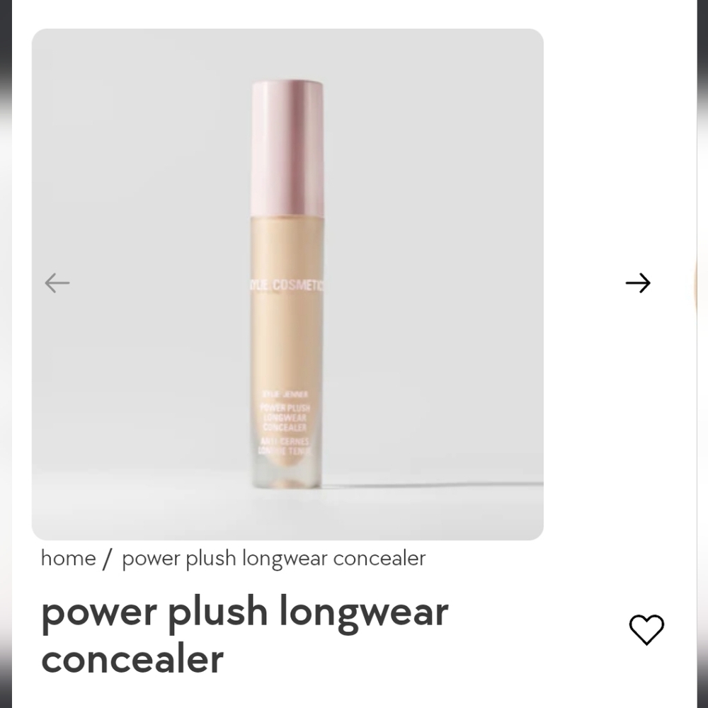 Kylie plush concealer 2.5N